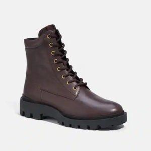NWT COACH SIGNATURE CITYSOLE BROWN BOOTS MEN